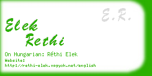 elek rethi business card